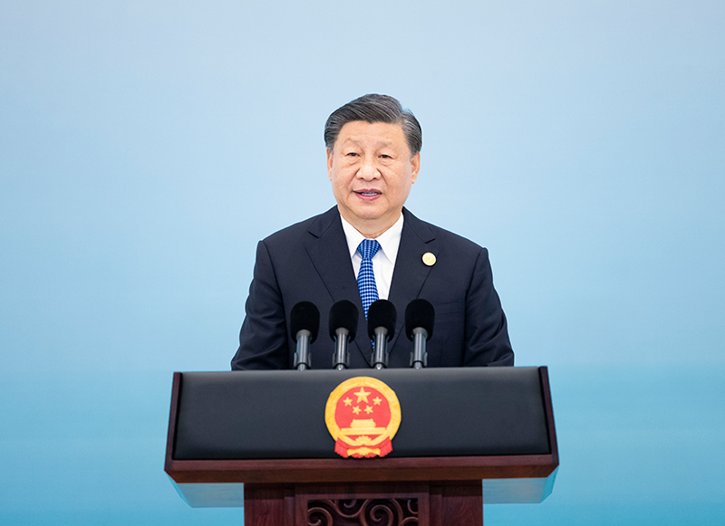 习近平和彭丽媛为出席杭州第19届亚洲运动会开幕式的国际贵宾举行欢迎宴会