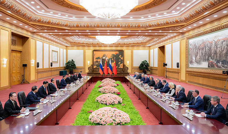 习近平会见俄罗斯国家杜马主席沃洛金 习近平会见俄罗斯国家杜马主席沃洛金