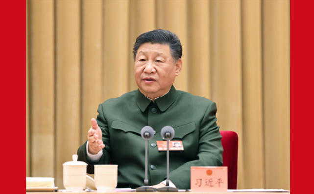 习近平在出席解放军和武警部队代表团全体会议时强调：落实高质量发展要求 实现我军建设“十四五”规划圆满收官