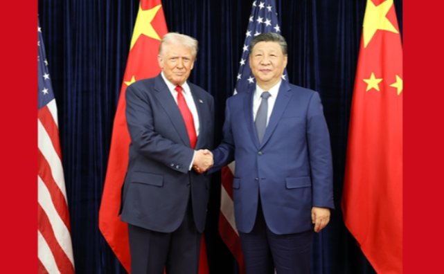 习近平同美国总统特朗普在釜山举行会晤