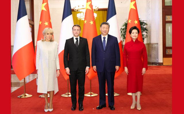 习近平同法国总统马克龙举行会谈