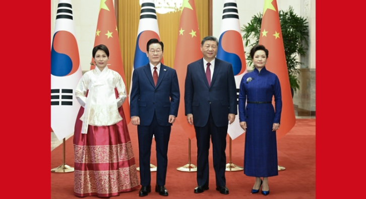 习近平同韩国总统李在明举行会谈