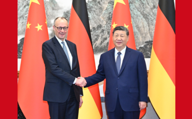 习近平会见德国总理默茨
