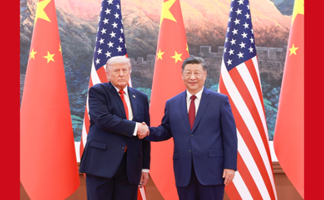 习近平同美国总统特朗普会谈